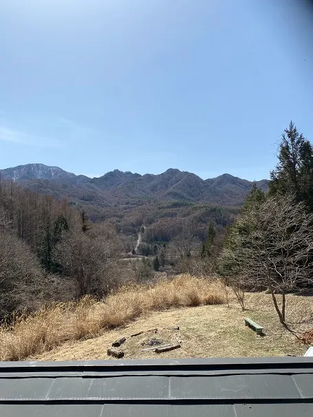 屋根の上から見える景色